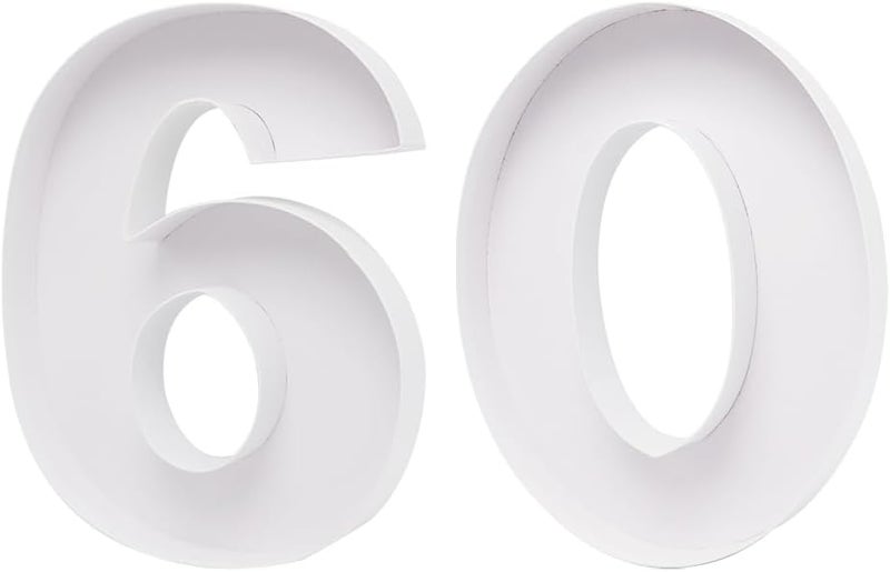 WENPACK 12" Fillable Cardboard Number Shaped Gift Grazing Charcuterie Board Paper Container (60&90) - Image 2